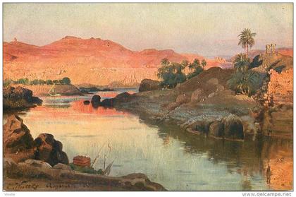 K-13-0121 :  Carte illustrée Assouan