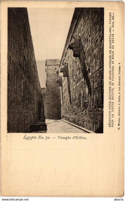 CPA EDFU Temple d'Edfou - Reliefs EGYPT (1325951)