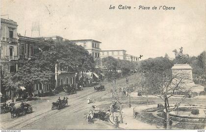 CPA Le Caire Place de l Opera