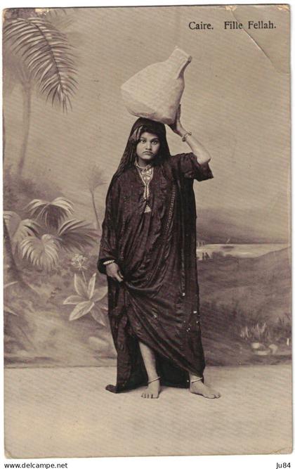 Egypte - Le Caire - Caire - Fille Fellah - Carte Postale non circulée