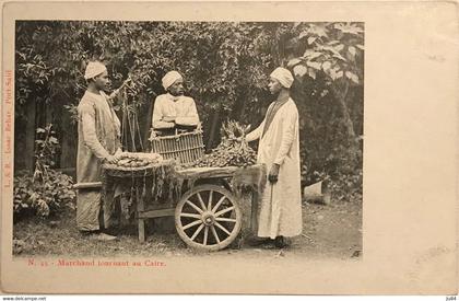 Egypte - Le Caire - Marchand Tournant au Caire - Carte postale vierge non voyagée