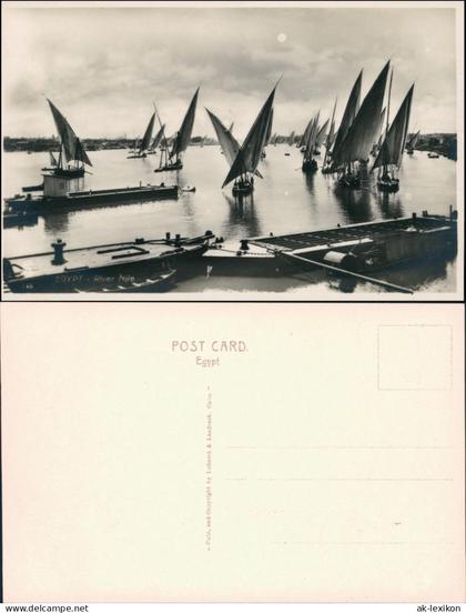 Kairo  Segelboote - Nil 1929