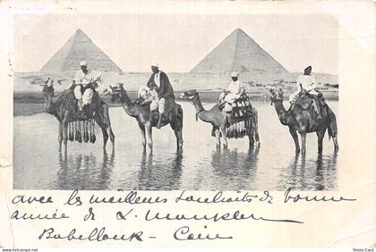 EGYPTE GIZEH PYRAMIDES DE GIZEH