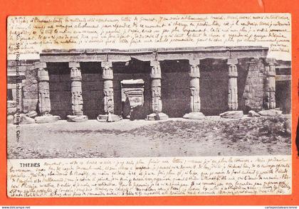 5769 ◉ THEBES Louxor Egypte Colonnes temple ◉ 1905 à Pierre de DARAN Kastel Gemert Noord Brabant ◉ LICHTENSTERN HARARI
