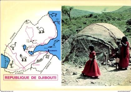 CPA Dschibuti Dschibuti, Nomadenlager
