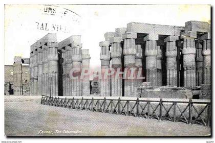 CPA Egypte Egypt Louxor The colonnades