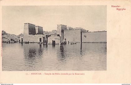 Egypt - Aswan - Philae Temple flooded - Publ. A. Bergeret 51