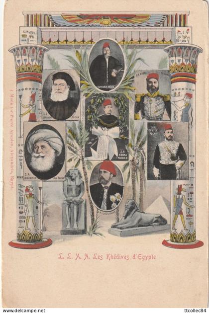 CPA-EGYPTE-EGYPT-Les Khédives d'Egypte