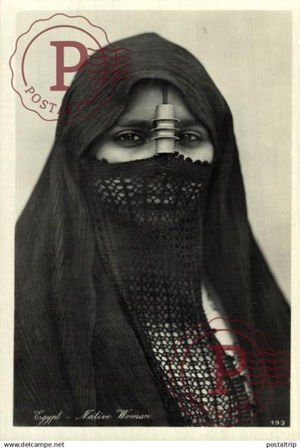EGIPTO. Egypt. Egypte. RPPC. NATIVE WOMAN. FOTOGRAFICA. Lehnert & Landrock