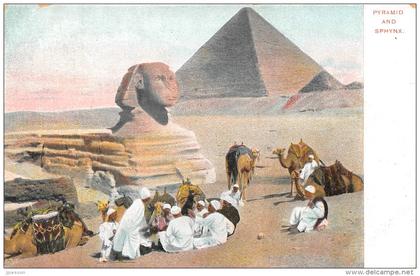 EGYPTE  PYRAMIDES  SPHINX