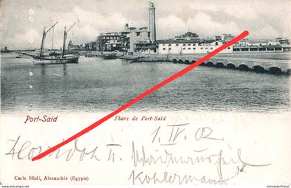 AK Port Said بور سعيد Phare Quai Hafen a Suez Sues السويس Fuad Fouad السوي Egypt Egypte مصر Ägypten Cairo القاهرة Kairo