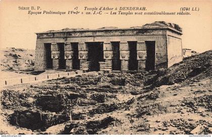 [-10%] EGYPTE - Dendérah - Temple dHathor à  Dendérah - Époque ptolémaïque - Carte Postale Ancienne
