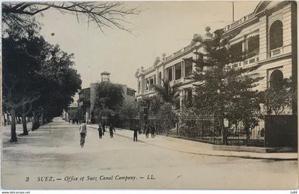 Egypte - Suez - Office of Suez Canal Company - Carte postale non voyagée