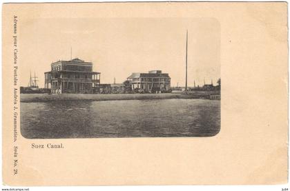 Egypte - Suez - Suez canal - Canal de Suez - Carte Postale vierge