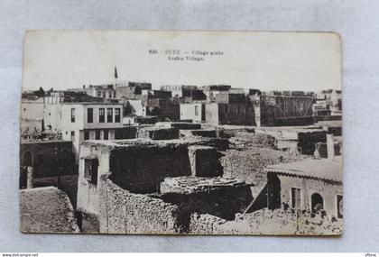 Suez, village arabe, Egypte