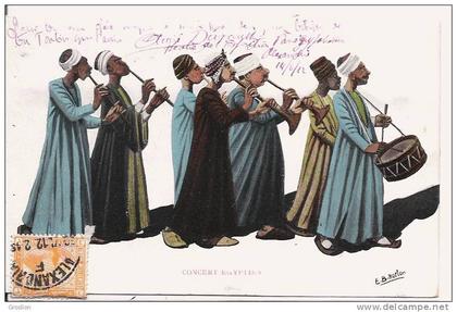 CONCERT EGYPTIEN 189 (DESSIN DE NORTON) 1912