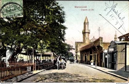 CPA al-Mansura Ägypten, Shareh-el-Nil