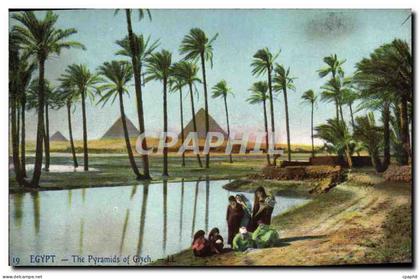 CPA Egypt Egypte Egypte Les Pyramide de Gize