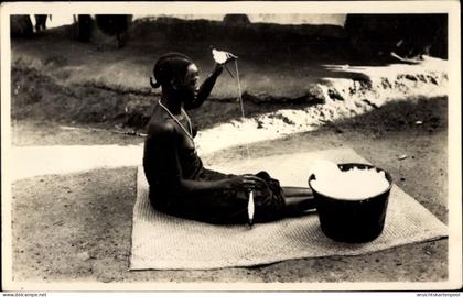 CPA Französisch-Guinea, Spinner Guerzé