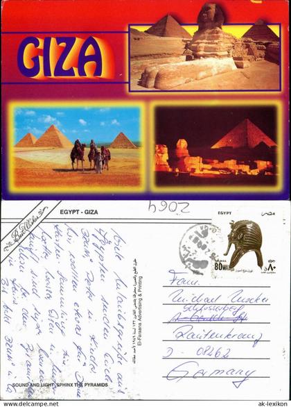 Giseh Gizeh الجيزة Historische Bauwerke Pyramiden Sphinx GIZA Egypt 1995