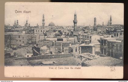 CAIRO            VIEW OF CAIRO THE CITADEL