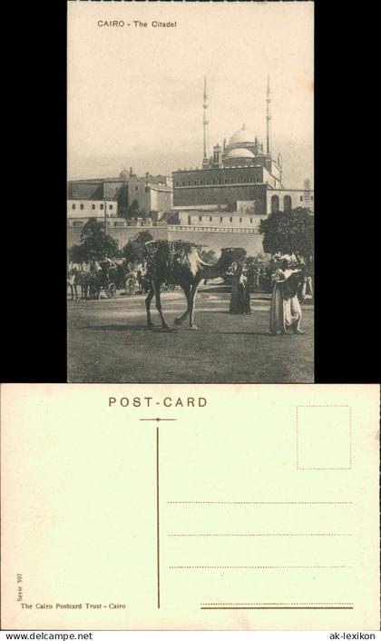 Kairo القاهرة Kamel, Straßenpartie Zitadelle 1915
