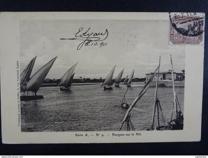 Série A. N° 9 Barques sur le Nil