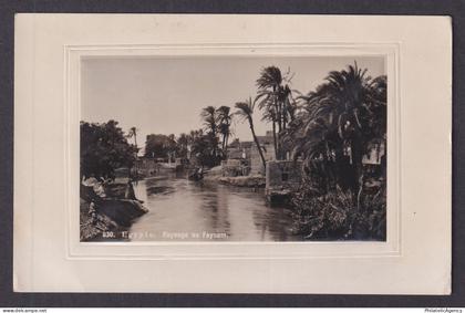 Vintage postcard EGYPT Faiyum
