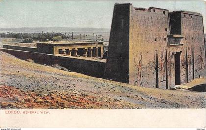 EGYPTE - EDFOU - GENERAL VIEW