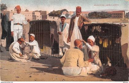 EGYPTE - PERSONNES - BARBIERS AMBULANTS