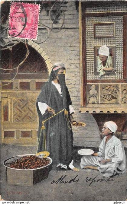 EGYPTE - PERSONNES - MARCHANDE