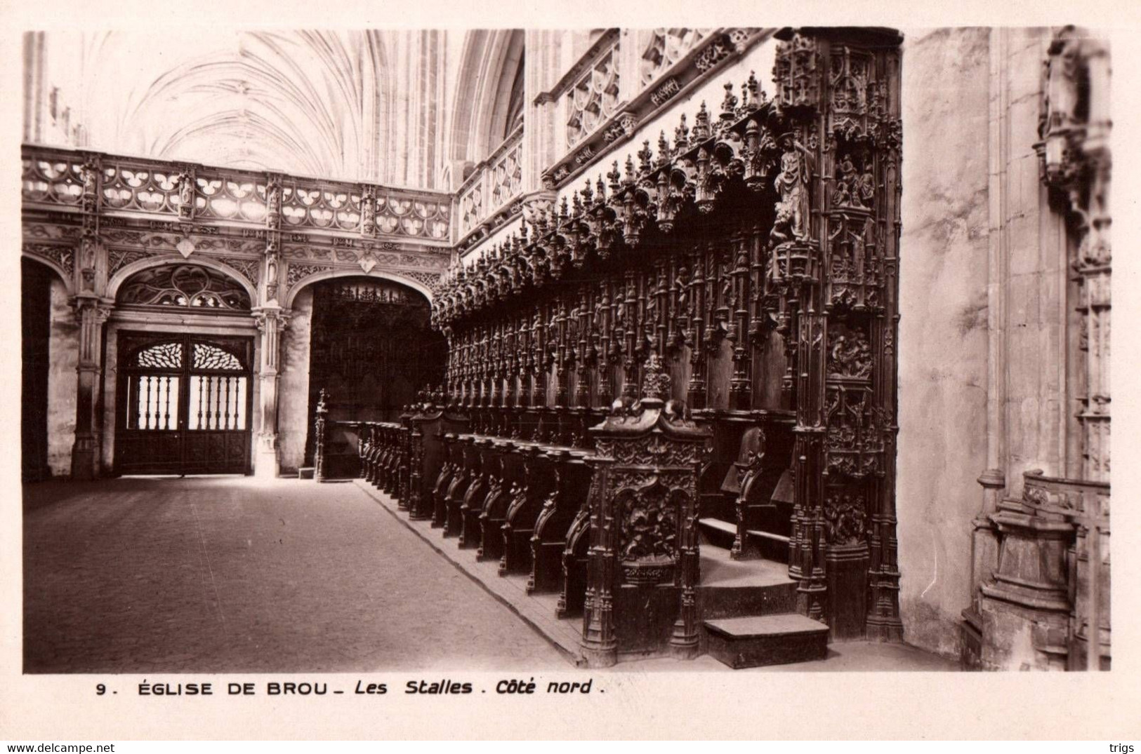 Église de Brou - les Stalles (Côté Nord)