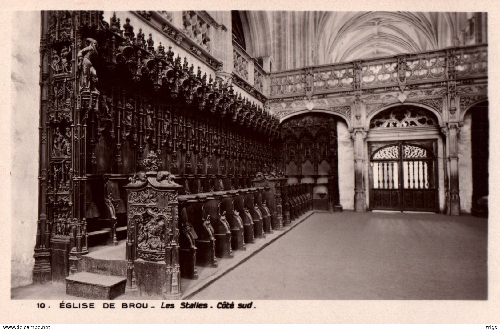 Église de Brou - les Stalles (Côté Sud)