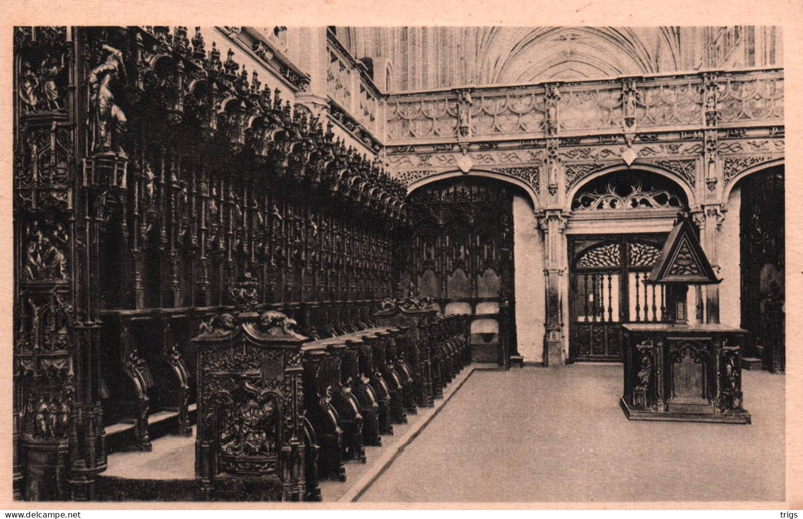 Église de Brou - les Stalles (côté Sud)