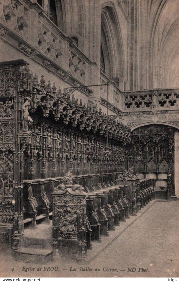 Église de Brou - les Stalles du Choeur