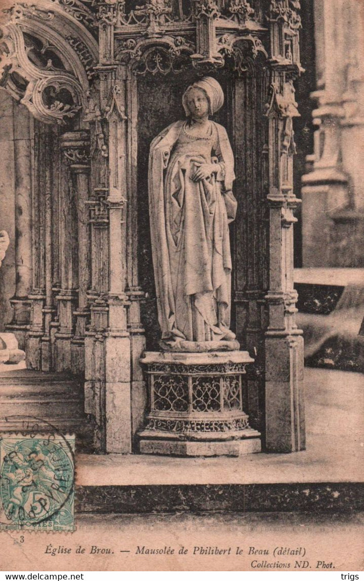 Église de Brou - Mausolée de Philibert le Beau (Détail)