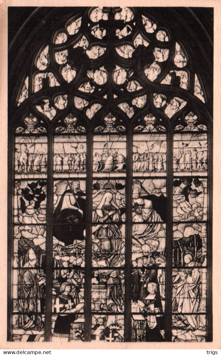 Église de Brou - Vitrail: "L'Assomption de la Vièrge"