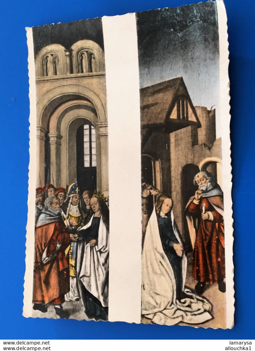 ÉGLISE DE SAINT-GALMIER [42] Loire CPSM Carte Postale - Volets latéraux du triptyque école flamande- Auvergne-Rhône-Alp