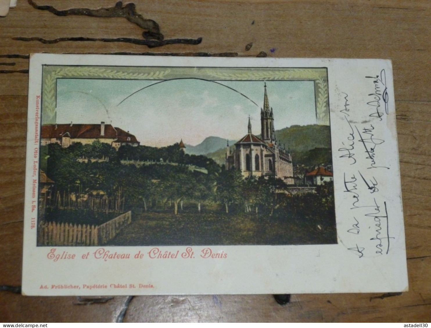 Eglise et chateau de CHATEL SAINT DENIS  ............. 26080