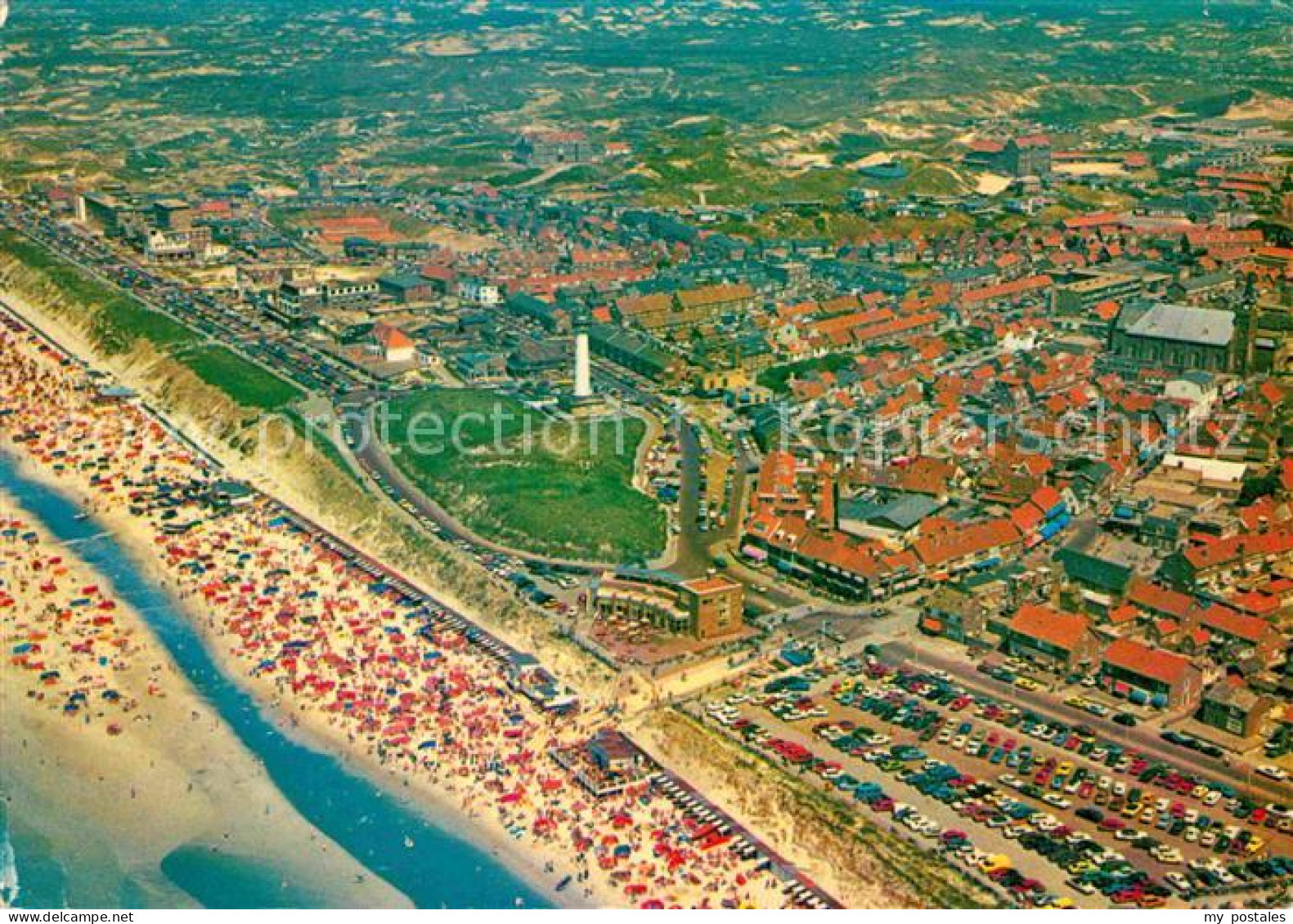 Egmond aan Zee Fliegeraufnahme