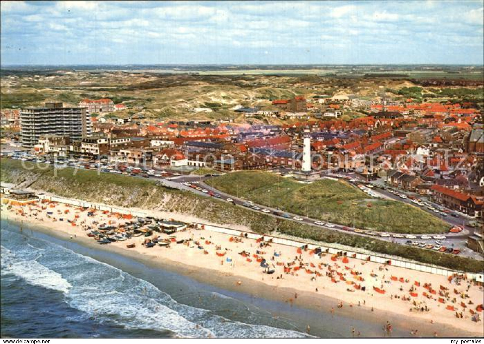 Egmond aan Zee Fliegeraufnahme