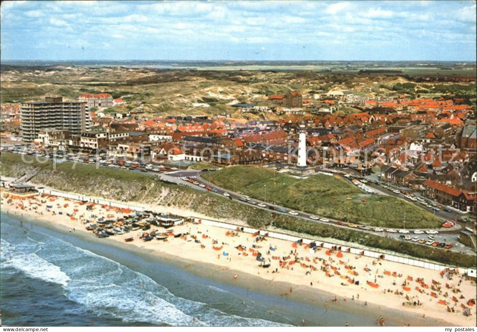 Egmond aan Zee Fliegeraufnahme