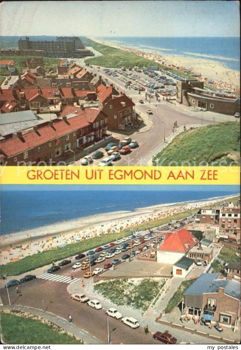 Egmond aan Zee Fliegeraufnahme Zentrum und Strand