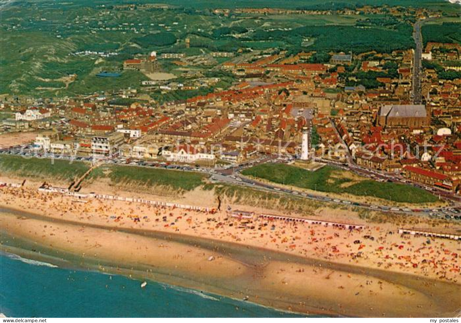 Egmond  aan Zee NL Fliegeraufnahme