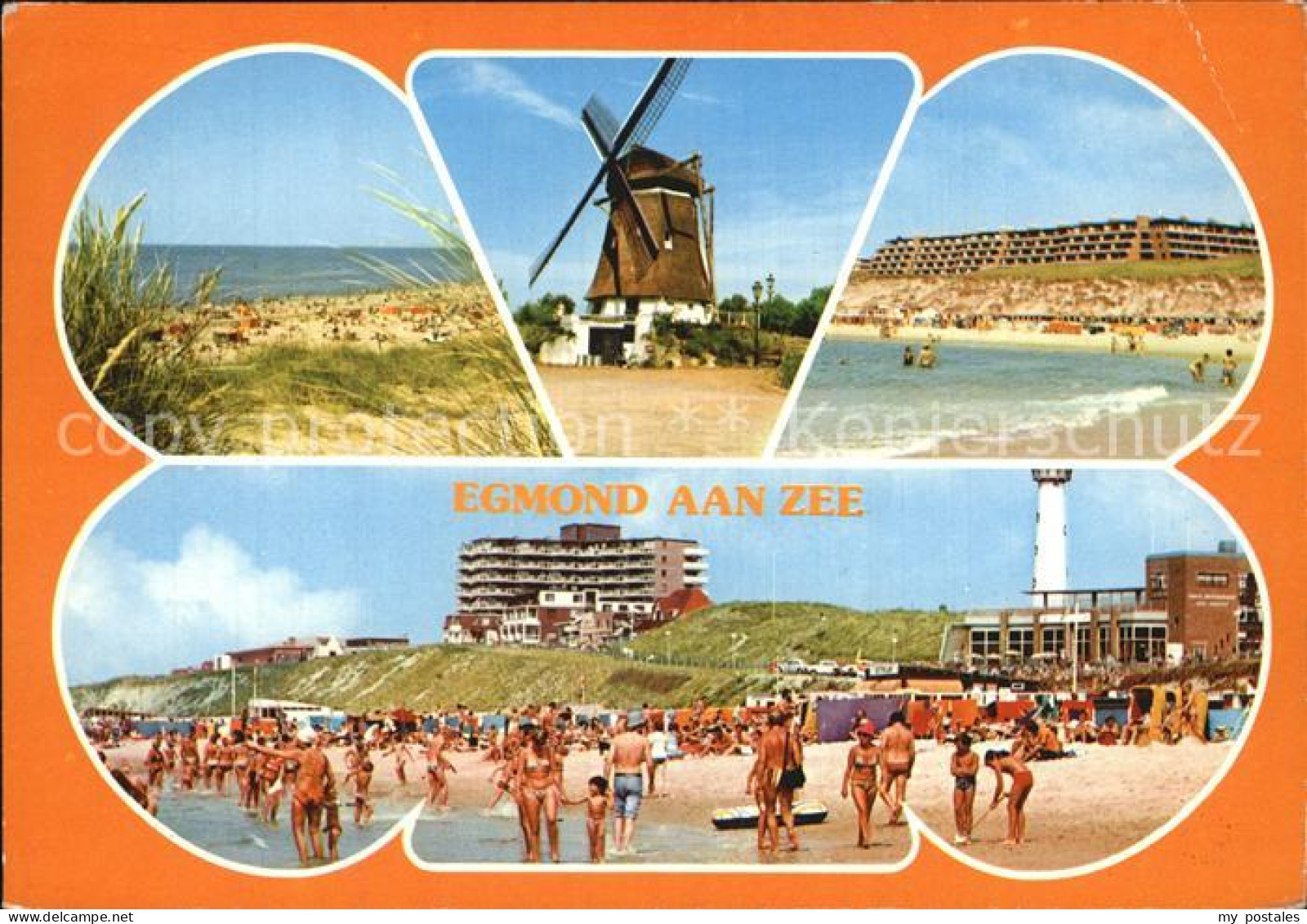 Egmond aan Zee Windmuehle Strand