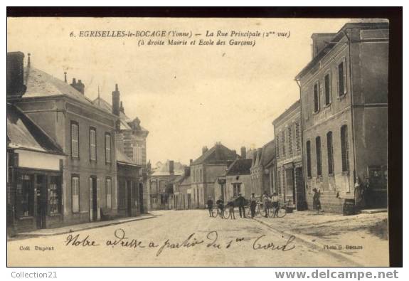 EGRISELLES LE BOCAGE ..... LA RUE PRINCIPALE