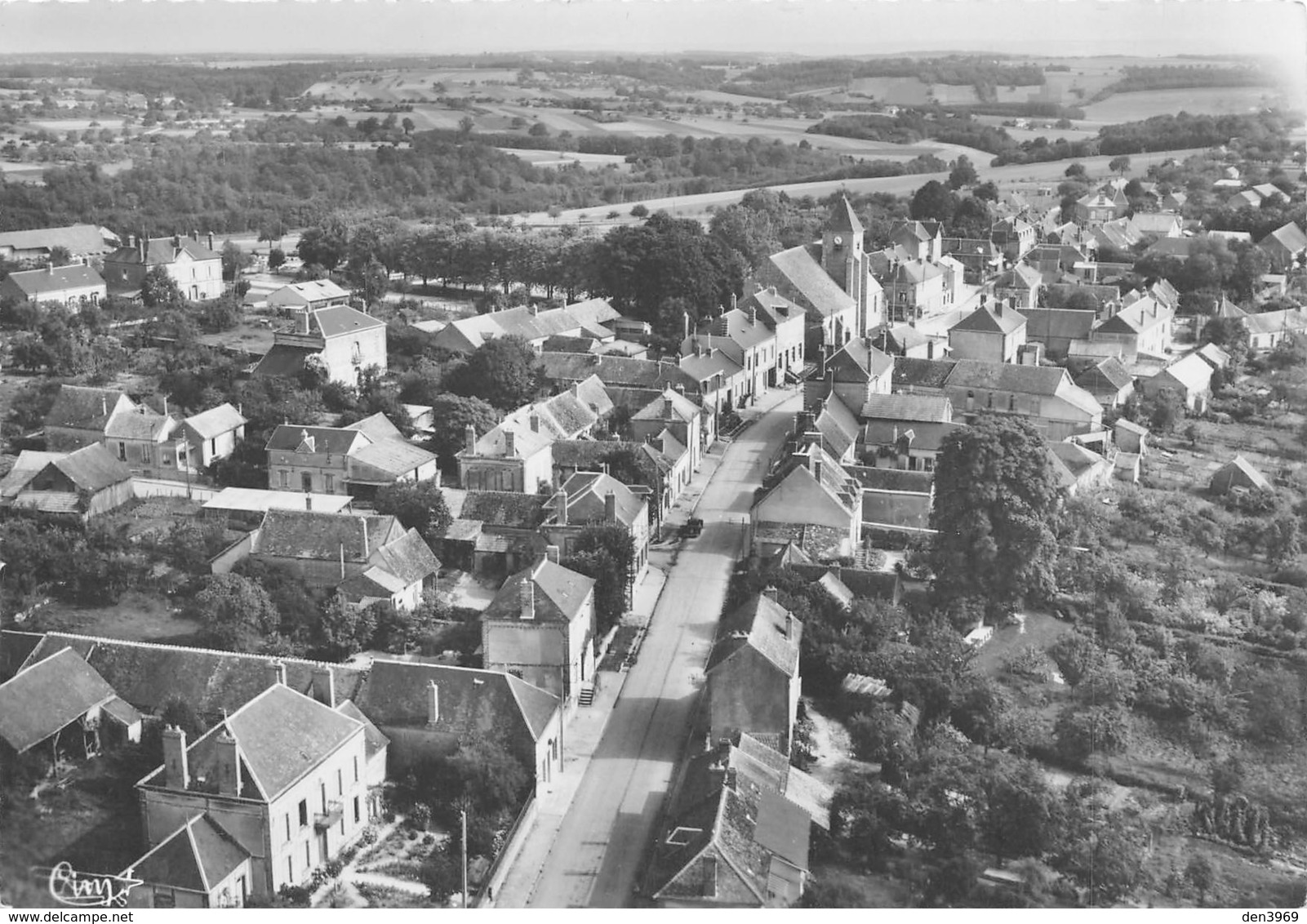 Egriselles-le-Bocage - Vue générale aérienne