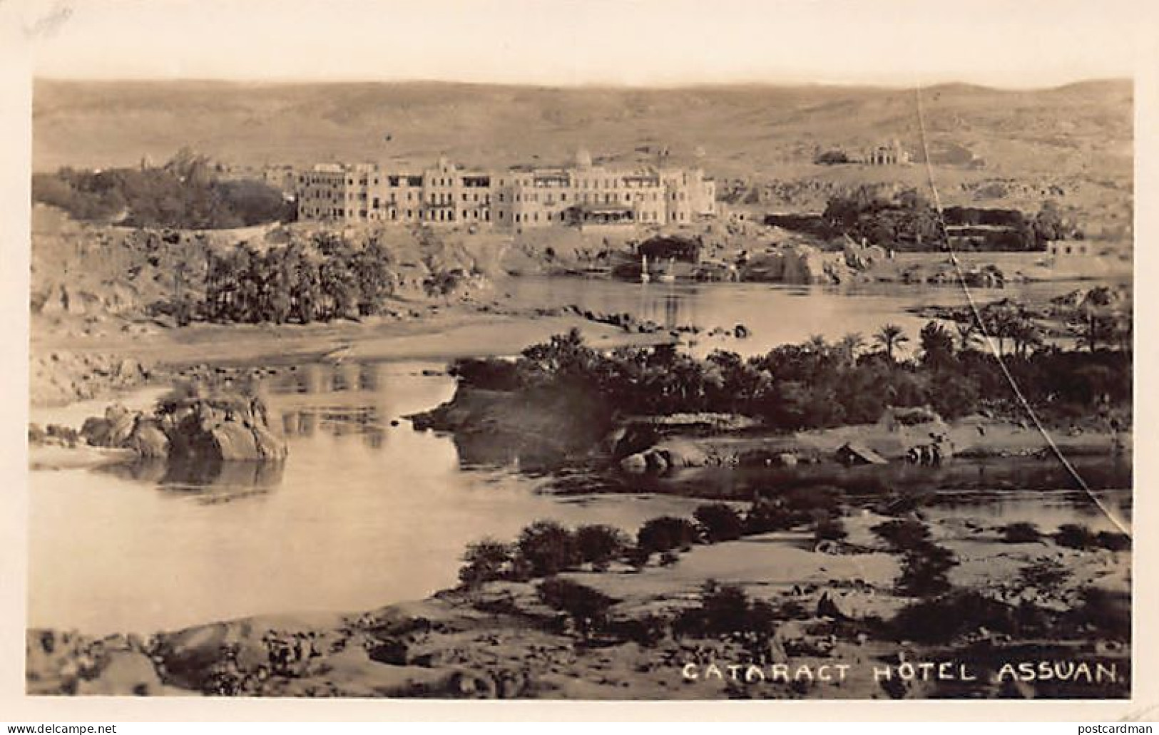 Egypt - ASWAN - Cataract Hotel - REAL PHOTO Year 1935