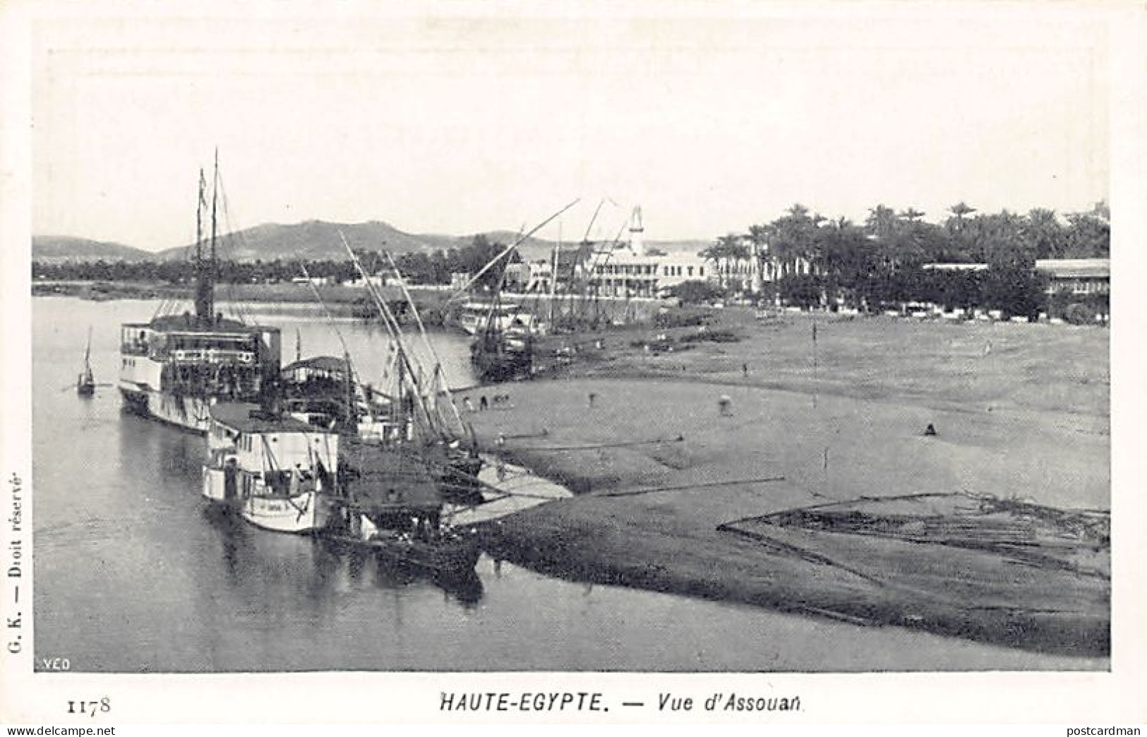 Egypt - ASWAN - General view - Publ. G. K. 1178