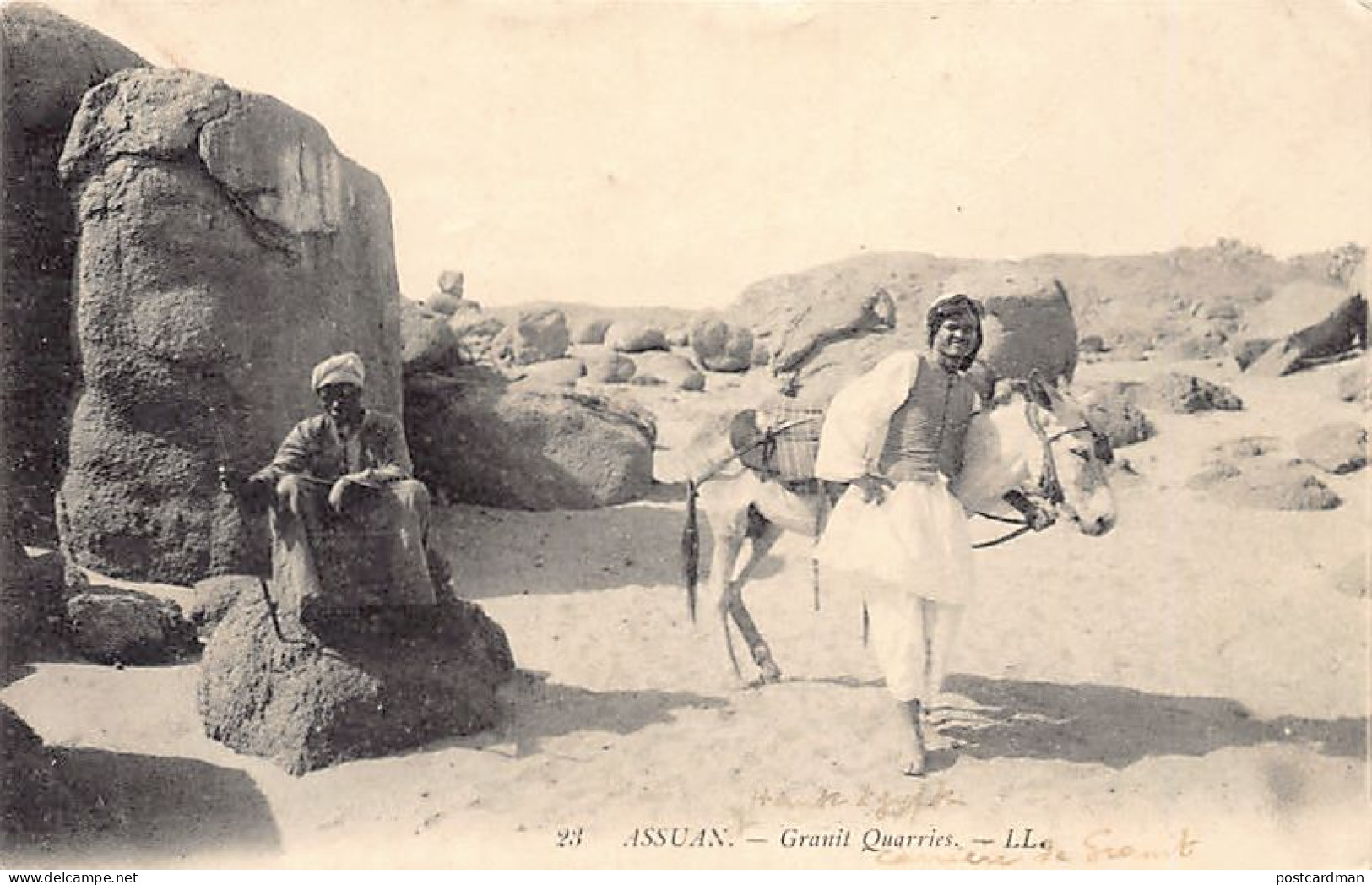 Egypt - ASWAN - Granot quarries - Publ. L.L. Levy 23